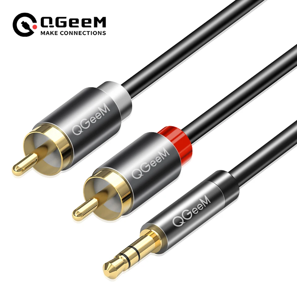 Home Cinema Choice - Kabel QGeeM RCA 2RCA do 3.5mm,