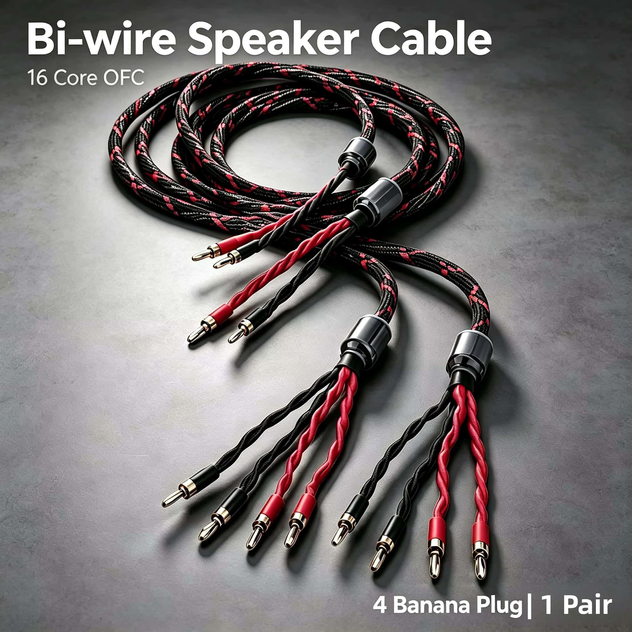Home Cinema Choice - 16-żyłowy kabel głośnikowy OFC Bi-Wire, para