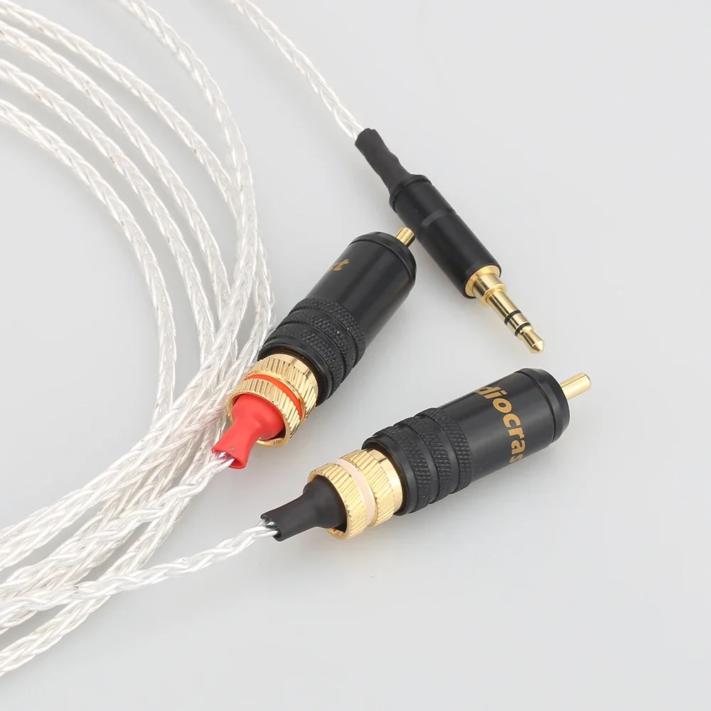 Home Cinema Ampli - Audiocrast posrebrzany kabel 3,5 mm stereo