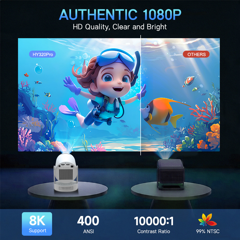 Magcubic Android 14 Natywny pr – Home Cinema Night recenzja i cena