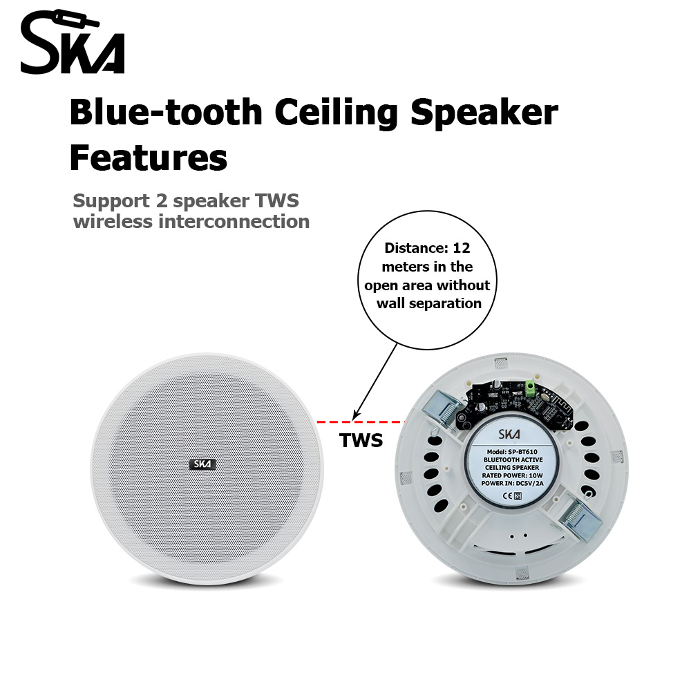 Sufitowy głośnik Bluetooth 6 c – Home Cinema Speaker System recenzja i cena