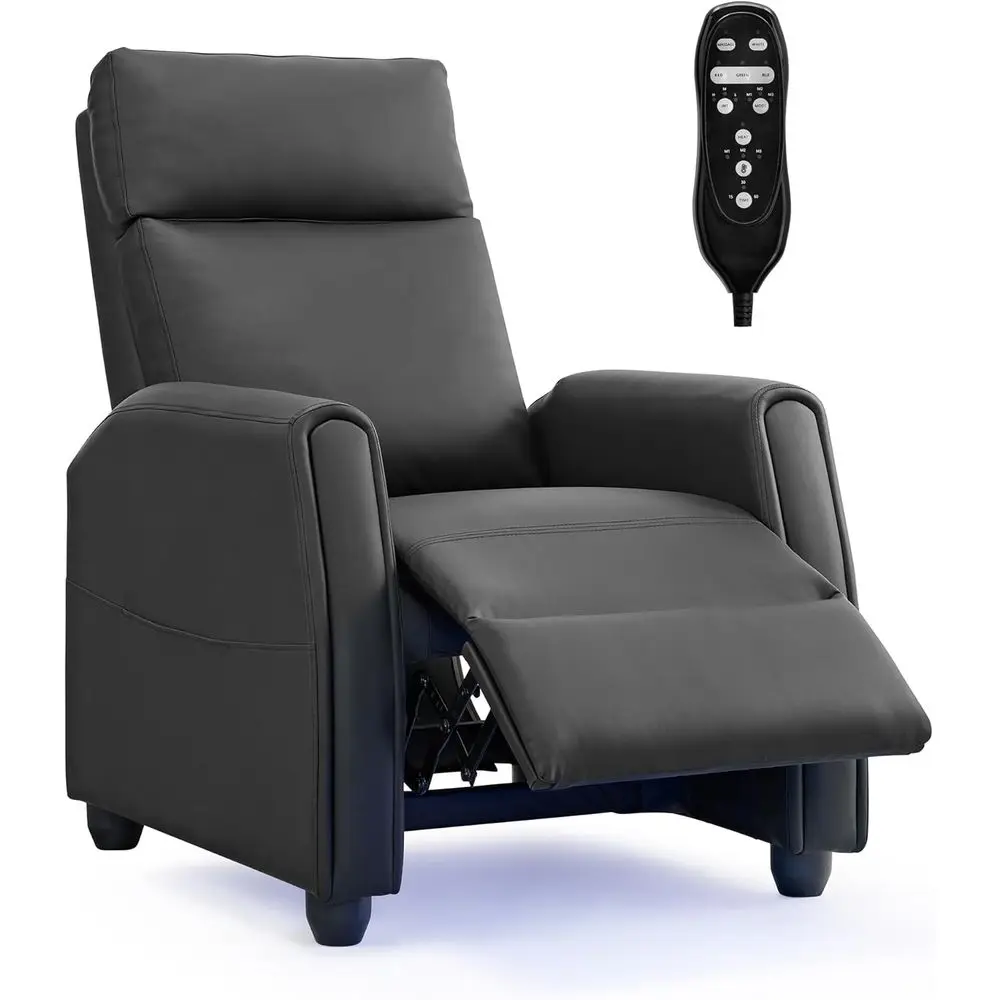 Czarny fotel rozkładany do kin – Home Cinema Rack recenzja i cena
