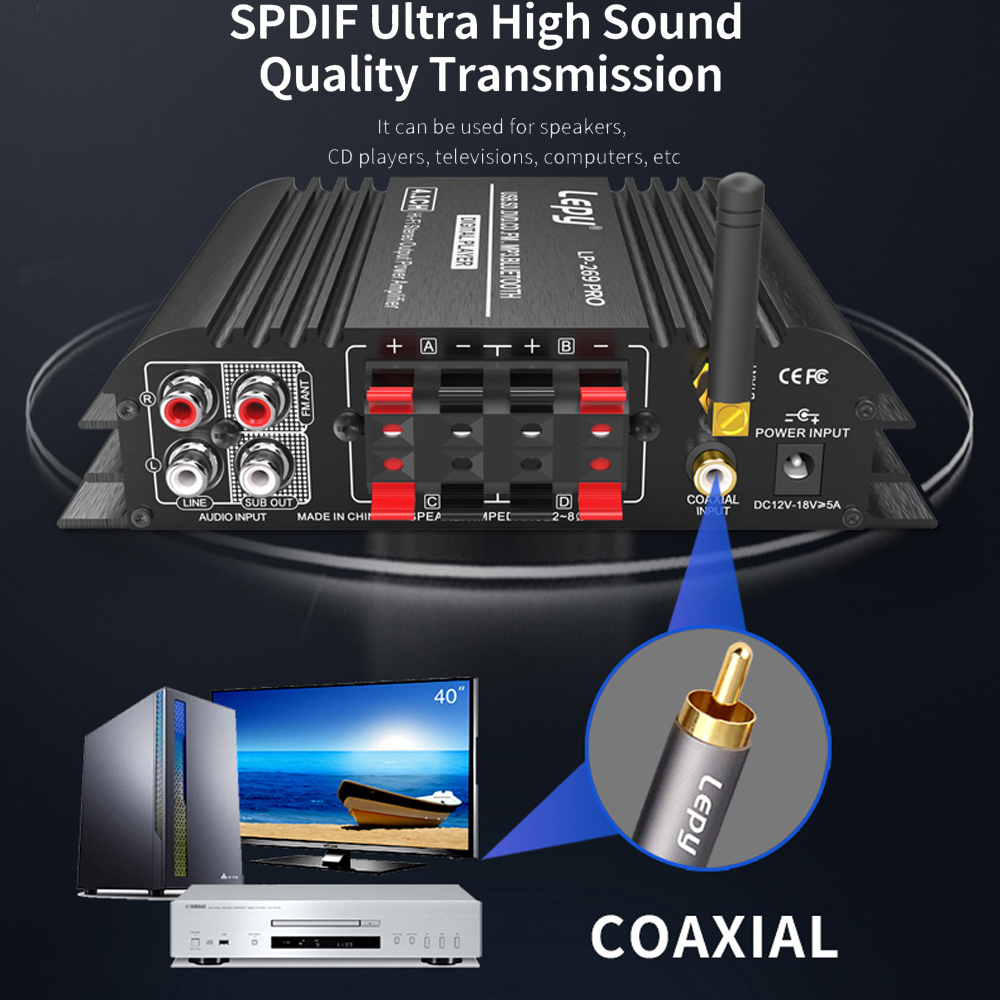 LEPY LP-269PRO 4.1-kanałowy wz – Home Cinema Speaker System recenzja i cena