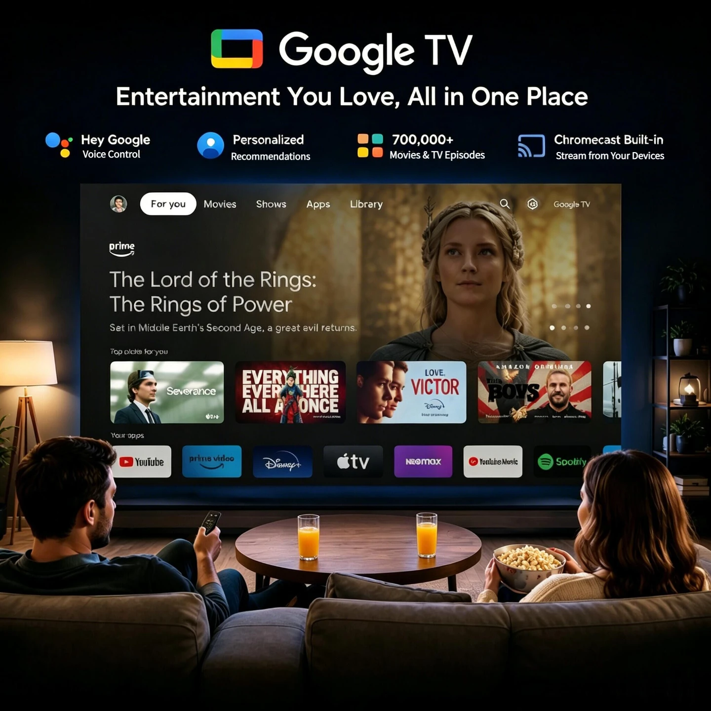 Nowy projektor Google TV 4200A – Home Cinema Experience recenzja i cena