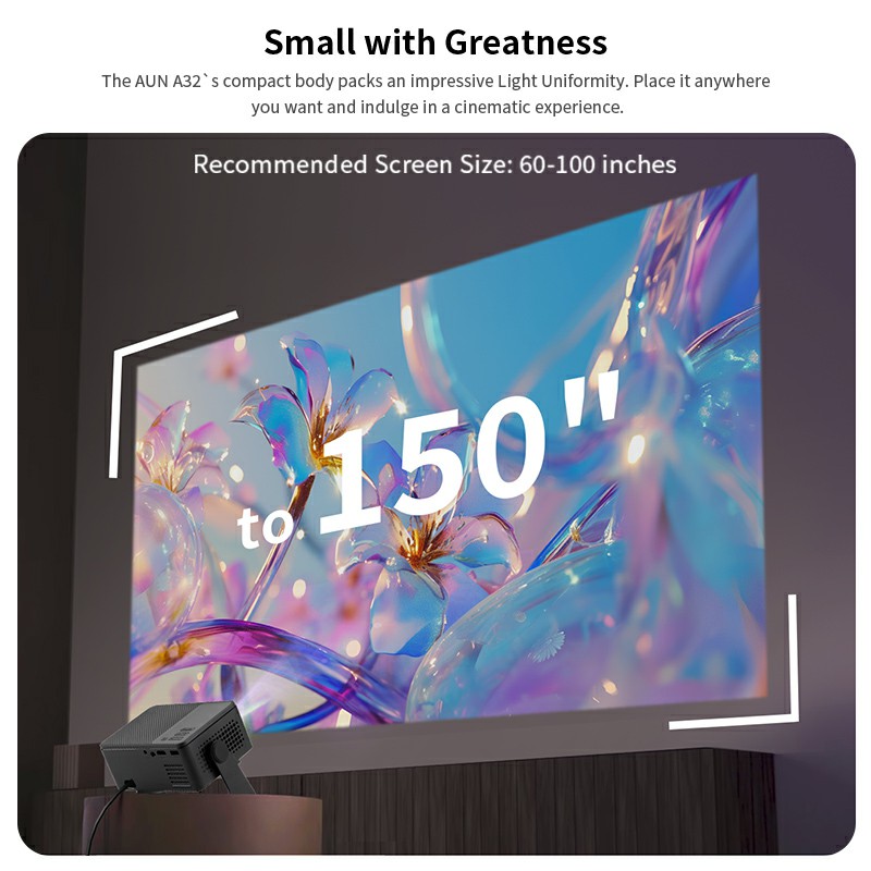 AUN A32 Pro Android 13 Projekt – Home Cinema Night recenzja i cena