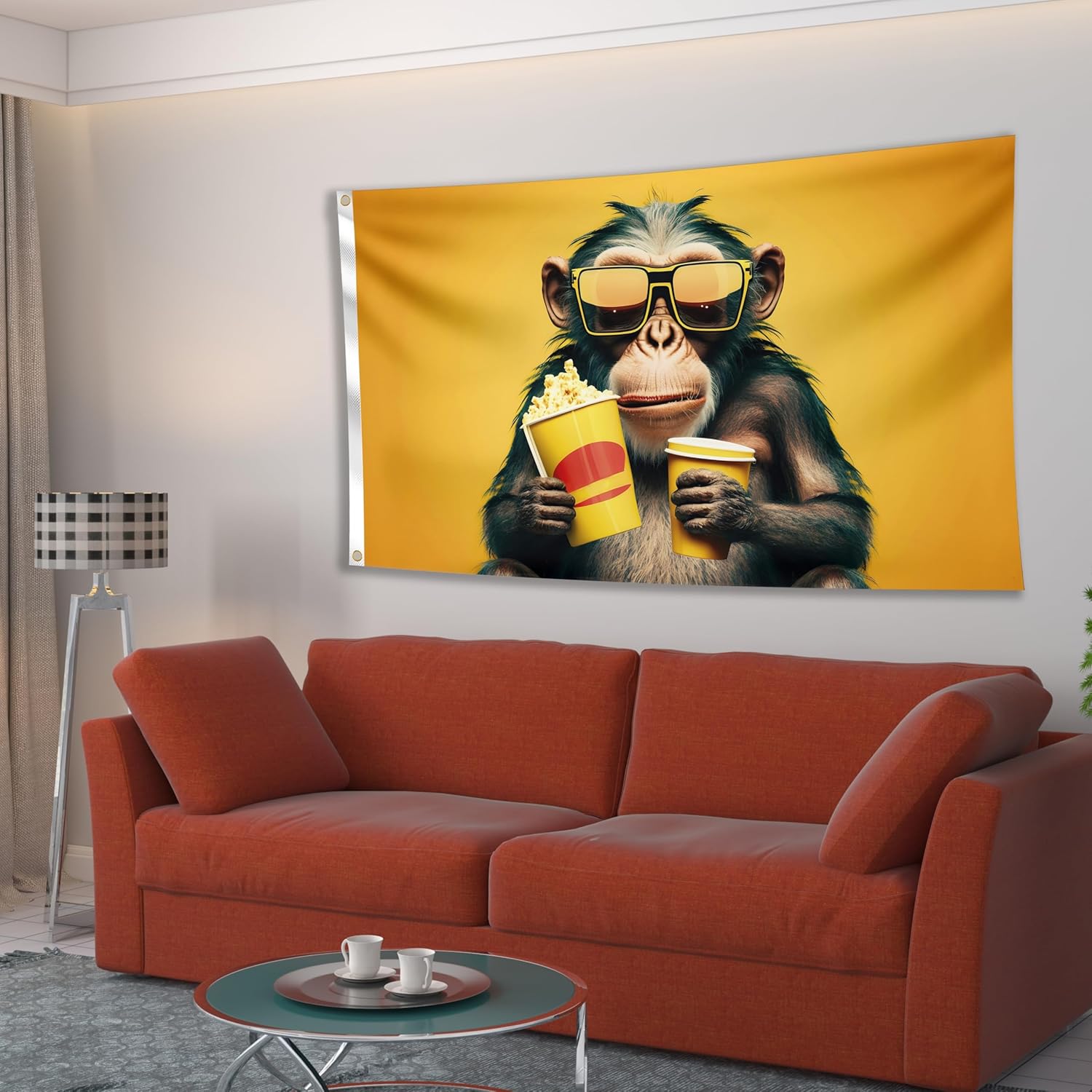 Gobelin z motywem Popcorn Monk – Home Cinema Night recenzja i cena