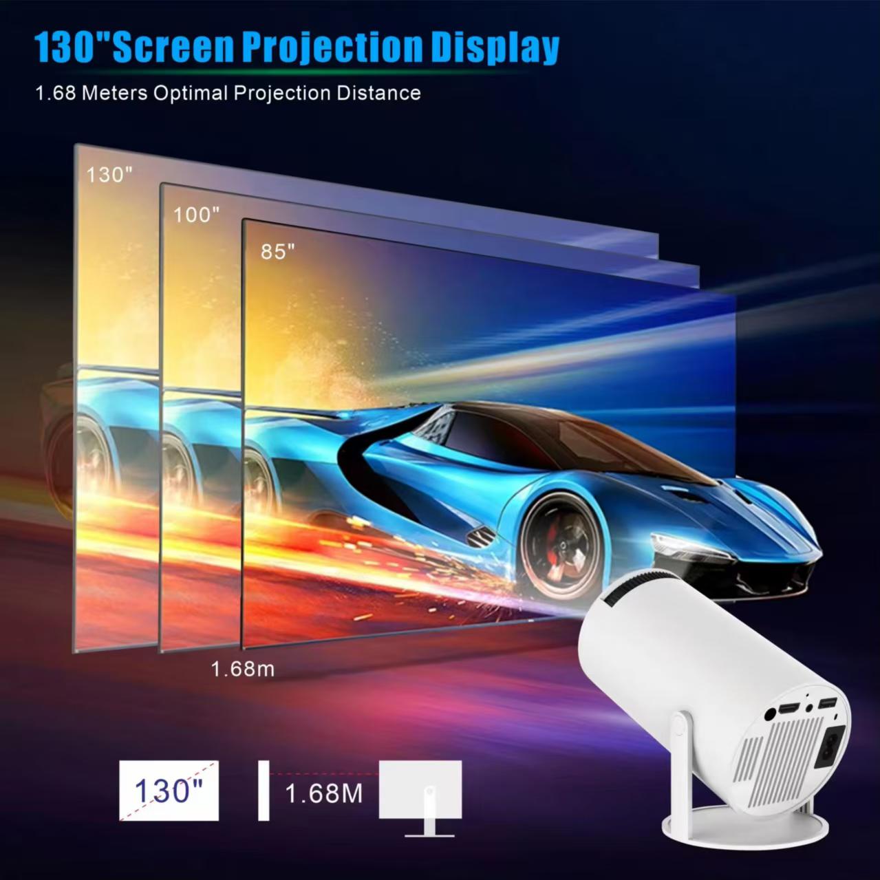 Mini projektor przenośny HY300 – Home Cinema Night recenzja i cena