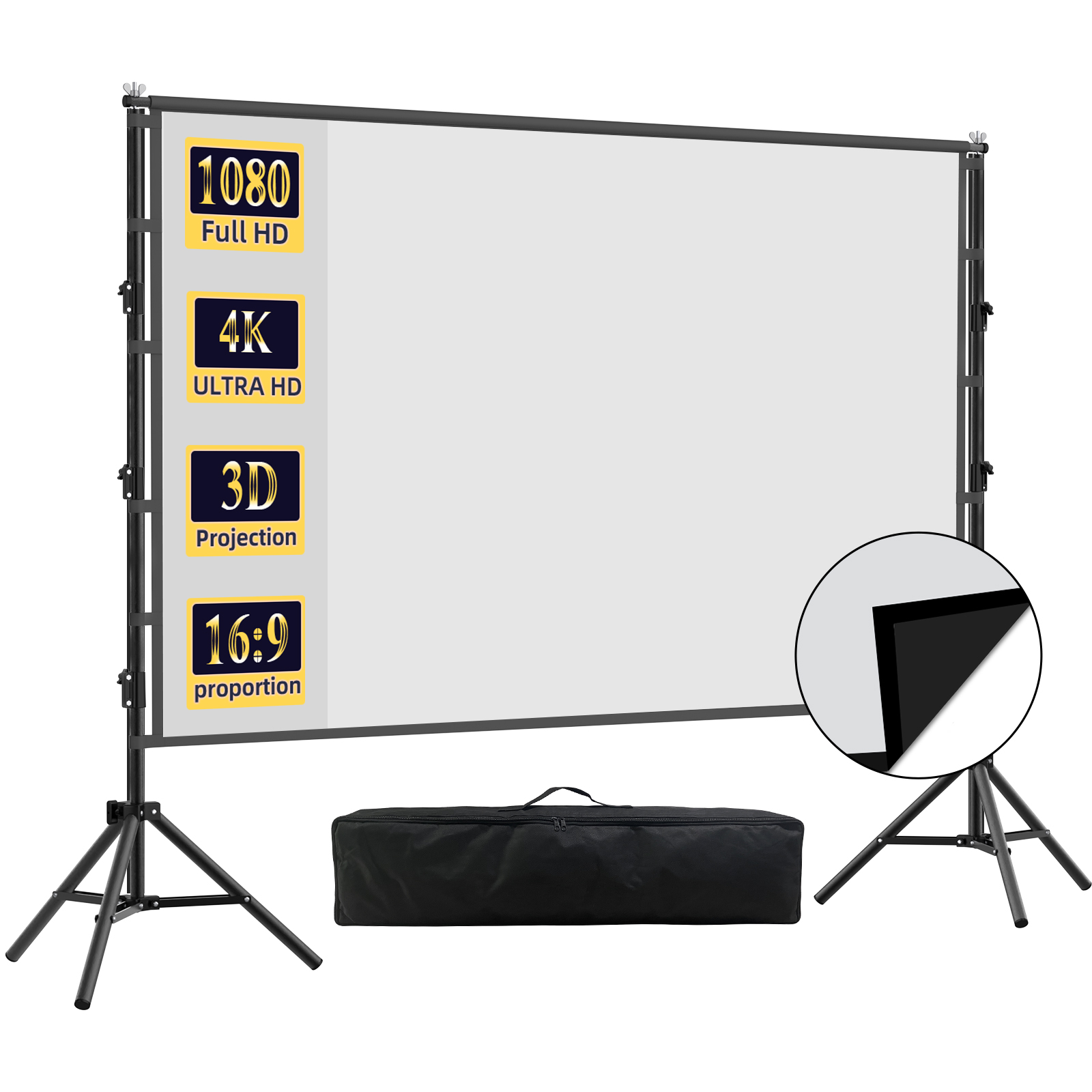 Ekran projekcyjny VEIDADZ ze s – Home Cinema Rack recenzja i cena