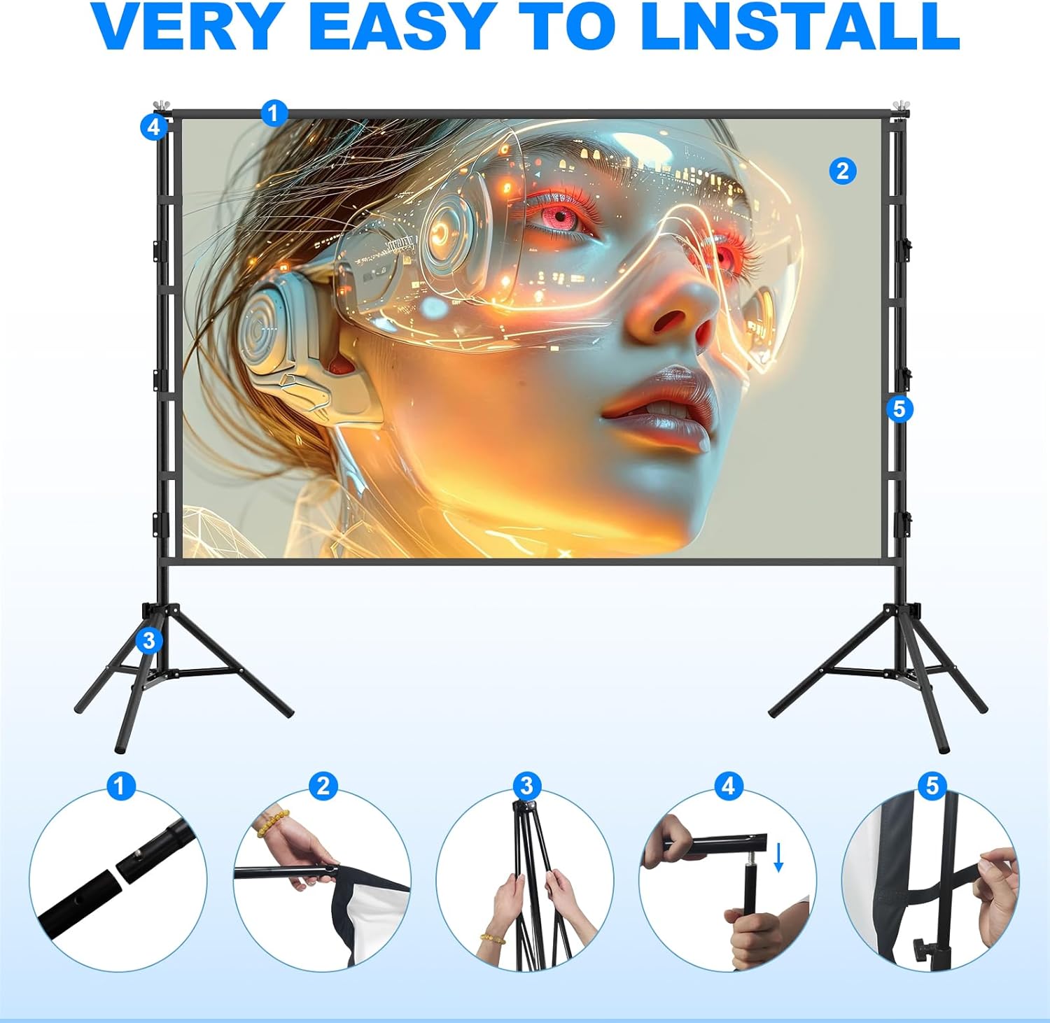 Ekran projekcyjny VEIDADZ ze s – Home Cinema Rack recenzja i cena