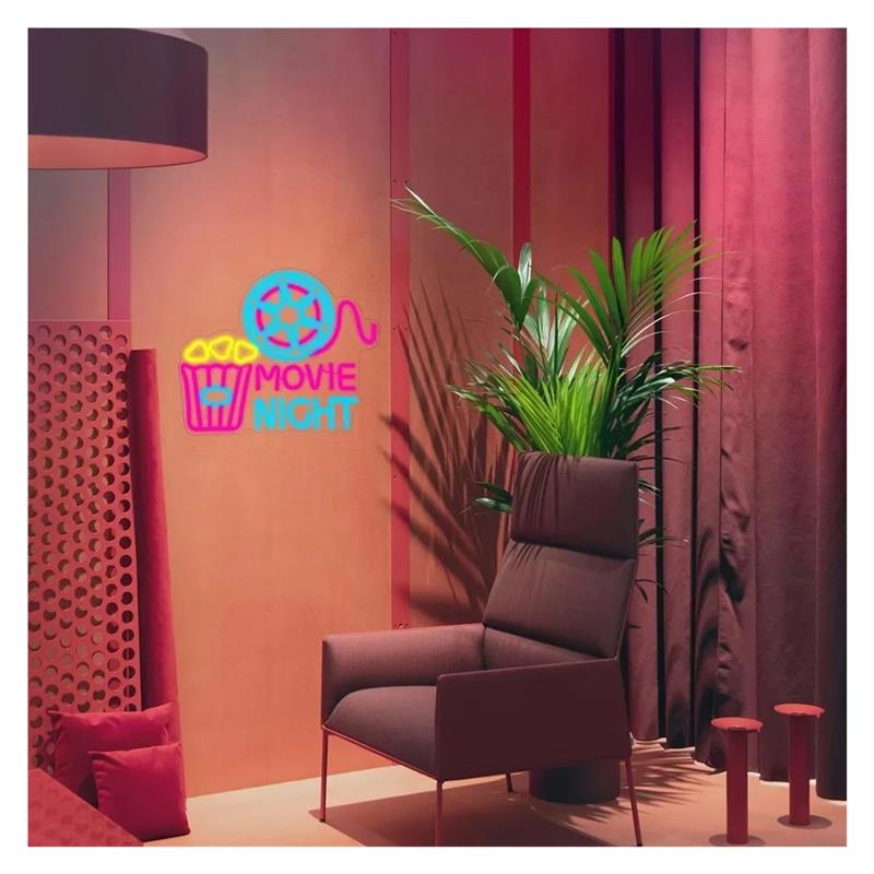 Neonowy Znak na Wieczór Filmow – Home Cinema Night recenzja i cena