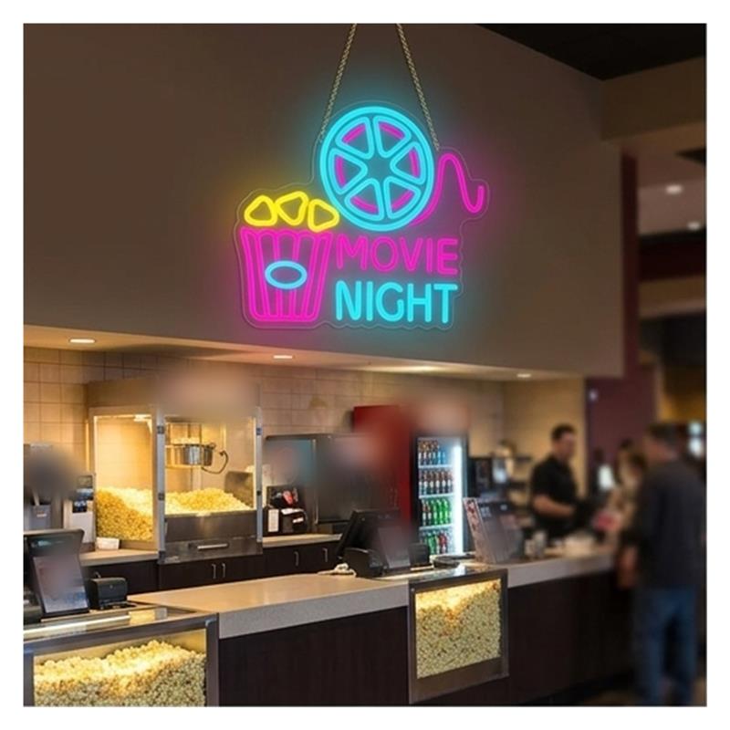 Neonowy Znak na Wieczór Filmow – Home Cinema Night recenzja i cena