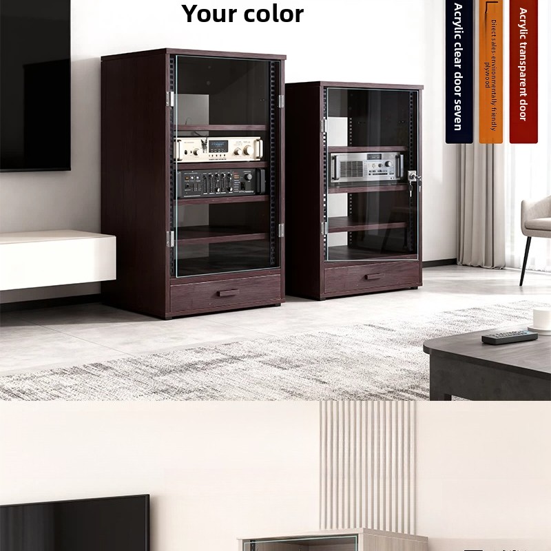 Przednie przezroczyste drzwi,  – Home Cinema Rack recenzja i cena