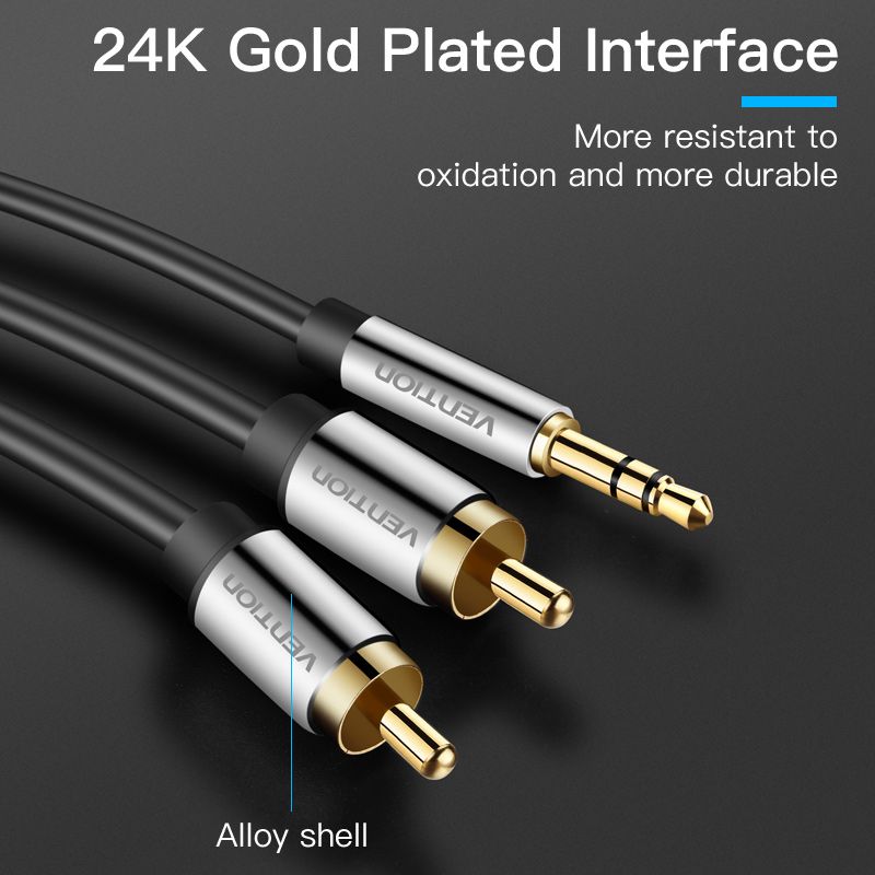 Vention RCA Cable 3.5 to 2rca  – Home Cinema Ampli recenzja i cena